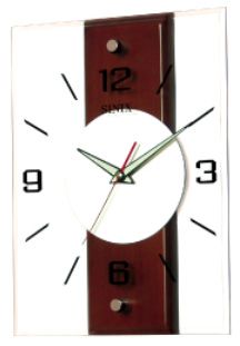 Sinix Деревянные настенные интерьерные часы Sinix 5057