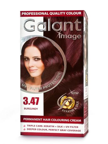GALANT Image Cтойкая крем-краска для волос "GALANT" 3.47 бургундский, 115 мл., (Болгария)