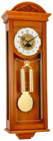 Vostok Деревянные настенные интерьерные часы механические с маятником и боем Vostok M 11002-64