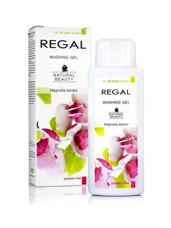 REGAL Гель для умывания для всех типов кожи"REGAL NATURAL BEAUTY", 200мл.,  (Болгария)