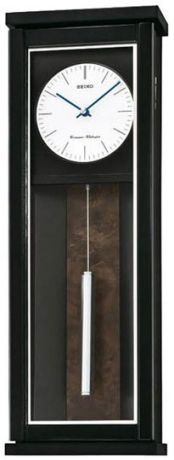 Seiko Деревянные настенные интерьерные часы с маятником Seiko QXH056K