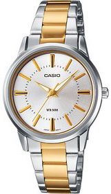Casio Женские японские наручные часы Casio Collection LTP-1303SG-7A