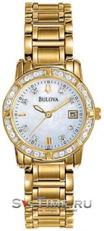 Bulova Женские американские наручные часы Bulova 98R165