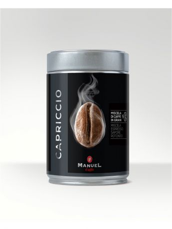Manuel Manuel Capriccio, Кофе в зернах , 250 г жб