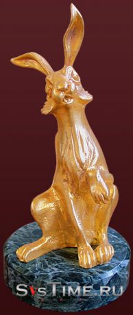 Vel Скульптура Зайчик из бронзы Vel 03-08-03-01502