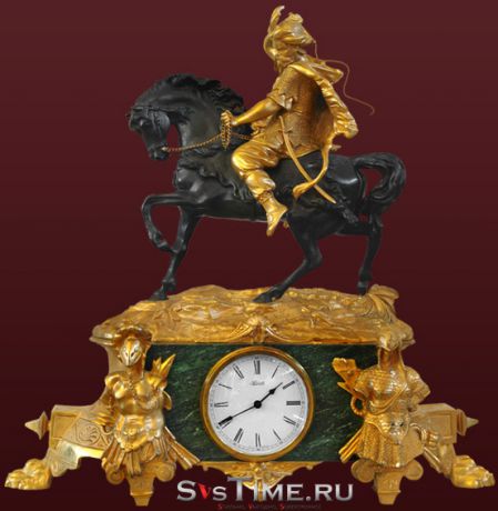 Vel Часы Сарацин на коне из бронзы Vel 03-12-01-00302