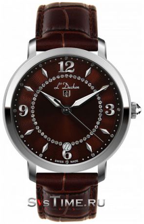 L Duchen Женские швейцарские наручные часы L Duchen D 281.12.38