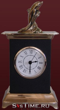 Vel Часы Дельфин из бронзы Vel 03-12-05-02100