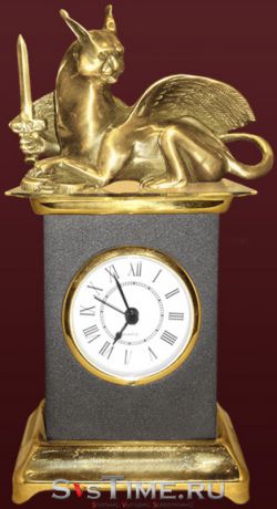 Vel Часы Крылатая рысь из бронзы Vel 03-12-05-01901