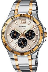 Casio Мужские японские наручные часы Casio Collection MTP-1300SG-7A