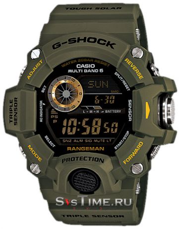 Casio Мужские японские спортивные электронные наручные часы Casio G-Shock GW-9400-3E