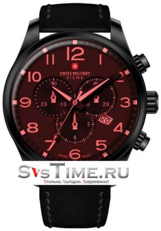Swiss Military Sigma Мужские швейцарские наручные часы Swiss Military Sigma SM202.613.01.082