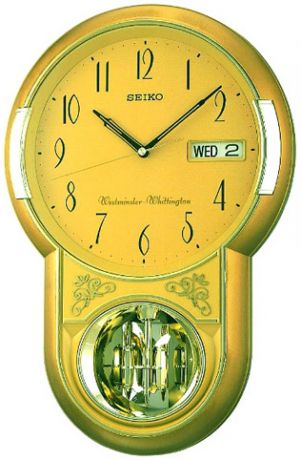 Seiko Пластиковые настенные интерьерные часы Seiko QXD203G