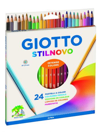 FILA Giotto stilnovo ast 24 цв цветные гексагональные деревянные карандаши