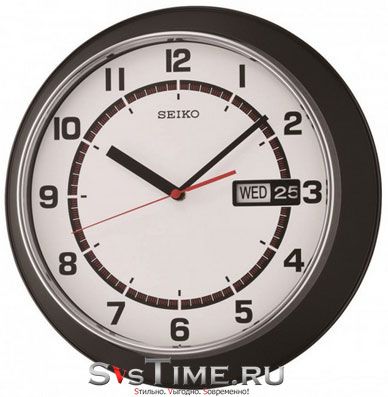 Seiko Пластиковые настенные интерьерные часы Seiko QXF102J
