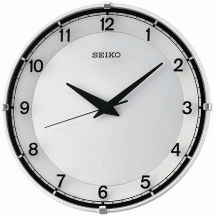 Seiko Пластиковые настенные интерьерные часы Seiko QXA490W