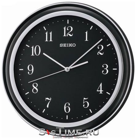 Seiko Пластиковые настенные интерьерные часы Seiko QXA575K