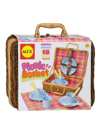 Alex Плетеный чемоданчик для пикника