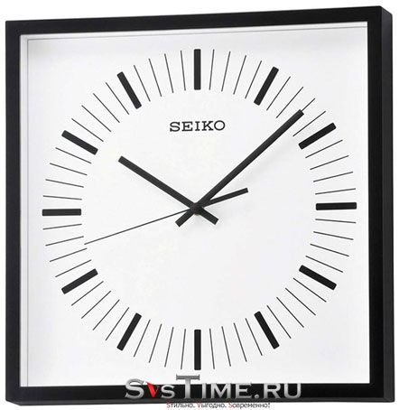 Seiko Пластиковые настенные интерьерные часы Seiko QXA588K