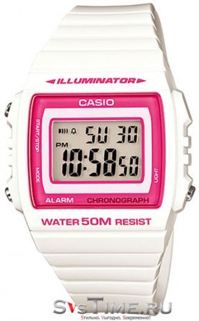 Casio Женские японские наручные часы Casio W-215H-7A2