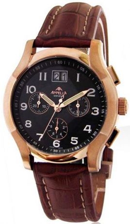 Appella Мужские швейцарские наручные часы Appella 637-4014