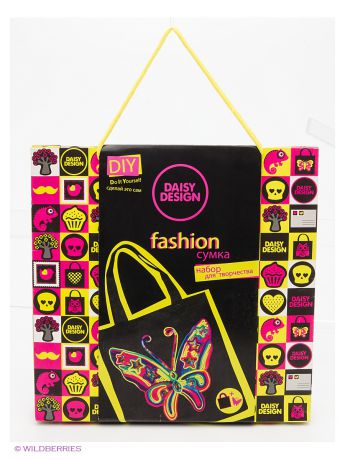 Daisy Design Набор для декорирования сумочки NEON"Бабочка"