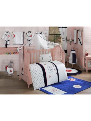 ARYA Набор для детской кровати с постельным бельем Arya Blue Ocean