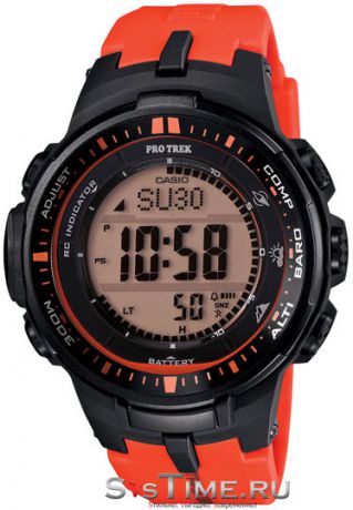 Casio Мужские японские спортивные электронные наручные часы Casio PRW-3000-4E