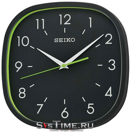 Seiko Пластиковые настенные интерьерные часы Seiko QXA590K