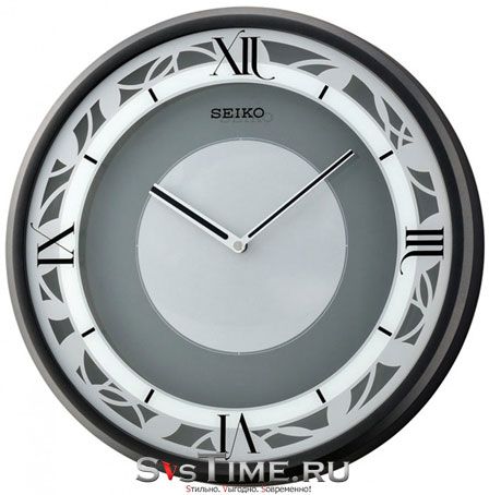 Seiko Пластиковые настенные интерьерные часы Seiko QXS003K