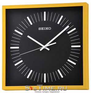 Seiko Пластиковые настенные интерьерные часы Seiko QXA588Y