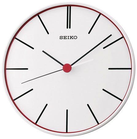 Seiko Пластиковые настенные интерьерные часы Seiko QXA551W