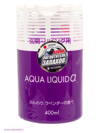 Nagara Nagara Aqua liquid Арома-поглотитель запахов для коридоров и жилых помещений Лаванда 400 мл