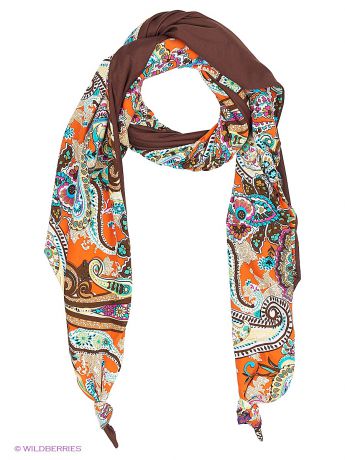Оланж Ассорти Двойной комбинированный шарф-долька с узелками "Хорошие гены"