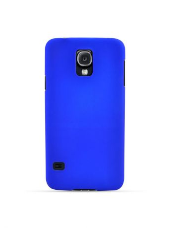 Belsis Чехол для Samsung Galaxy S5, прорезиненный Soft-Touch пластик, голубой