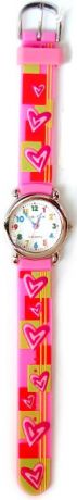 Тик-Так Детские наручные часы Тик-Так H112-2 розовые сердца