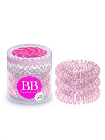 Beauty Bar Резинка-спиралька для волос, 3 шт