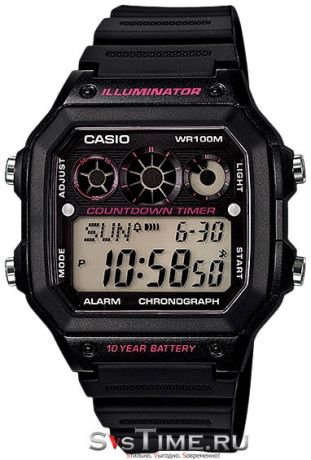 Casio Мужские японские электронные наручные часы Casio AE-1300WH-1A2