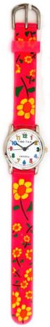 Тик-Так Детские наручные часы Тик-Так H101-2 малиновые цветы