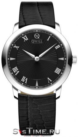 Qwill Женские серебряные российские наручные часы Qwill 6050.01.04.9.51