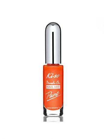 Kiss Kiss Краска для дизайна ногтей Оранжевая Nail Paint Neon Orange PA13