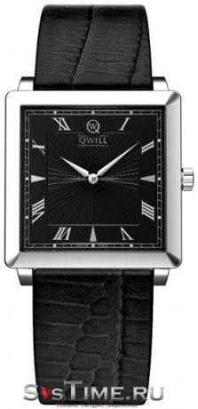 Qwill Женские серебряные российские наручные часы Qwill 6051.01.04.9.51