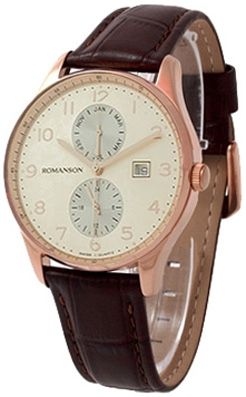 Romanson Мужские наручные часы Romanson TL 0329B MR(RG)