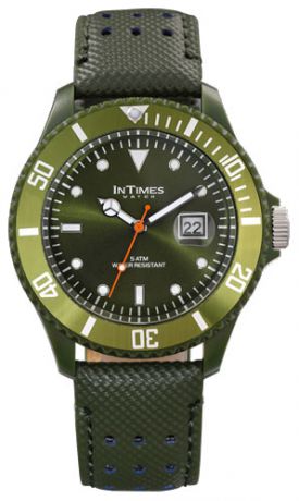 InTimes Мужские наручные часы InTimes IT-057L Olive green