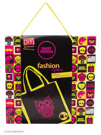 Daisy Design Набор для декорирования сумочки NEON"Сова"