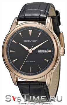 Romanson Мужские наручные часы Romanson TL 3223R MW(BK)BK