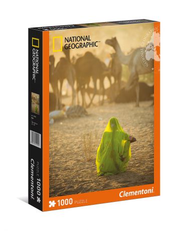 Clementoni Clementoni. National Geographic. Индианка, смотрящая на караван верблюдов (n).