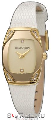 Romanson Женские наручные часы Romanson RL 4204Q LG(GD)WH