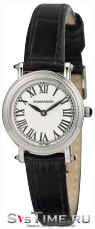 Romanson Женские наручные часы Romanson RL 1253S LW(WH)BK