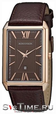 Romanson Мужские наручные часы Romanson TL 4206 MR(BROWN)BN